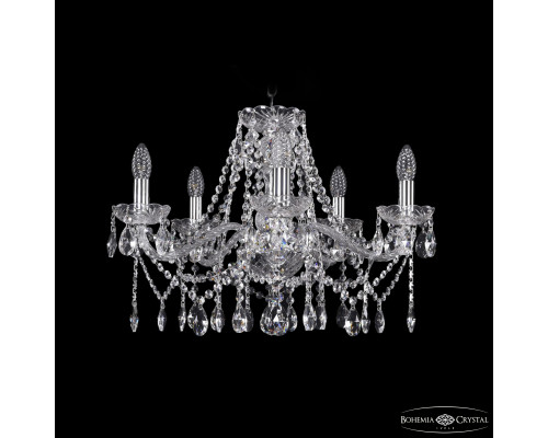 Основное фото Люстра подвесная Bohemia Ivele Crystal 1413/5/200 Ni: Купить в Интернет магазин освещения GCSVET.RU