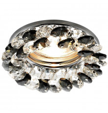 Светильник встраиваемый Ambrella Light Crystal K206 BK/CH