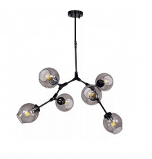 Люстра потолочная DeLight Collection Bubble 7058/6 black/smoky