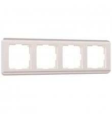 Рамка на 4 поста Werkel Stream перламутровый W0042113 4690389162503