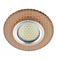 Светильник встраиваемый Fametto Luciole DLS-L135 Gu5.3 Glassy/Light Tea