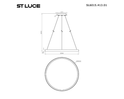 Дополнительное фото Светильник подвесной ST Luce Satellite SL6015.413.01: Купить в Интернет магазин освещения GCSVET.RU