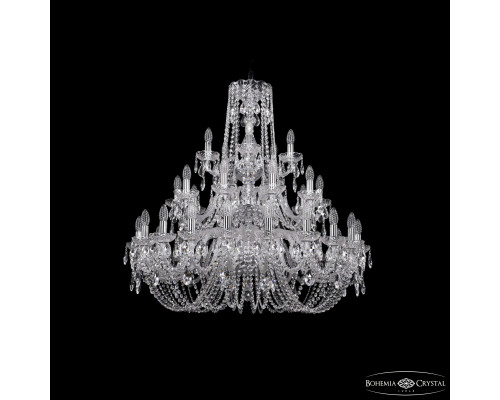 Основное фото Люстра подвесная Bohemia Ivele Crystal 1402/20+10+5/360/3d Ni: Купить в Интернет магазин освещения GCSVET.RU