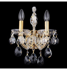 Настенный светильник Crystal Lux Isabel AP2 Gold/Transparent