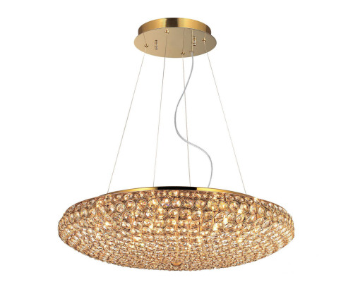 Основное фото Светильник подвесной Ideal Lux King SP12 Oro 088020: Купить в Интернет магазин освещения GCSVET.RU