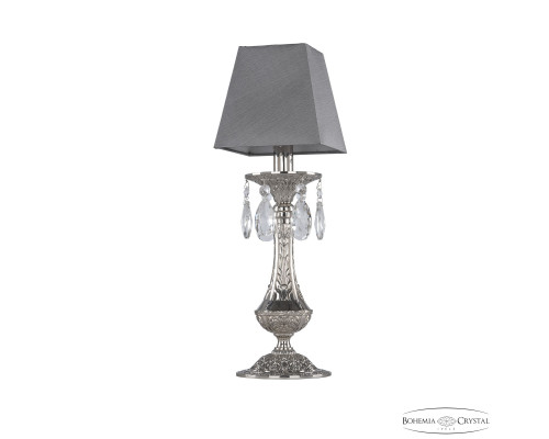 Основное фото Лампа настольная Bohemia Ivele Crystal Florence 71100L/1 Ni SQ10: Купить в Интернет магазин освещения GCSVET.RU