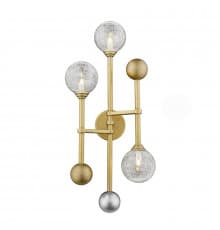 Светильник настенный Delight Collection Fluxus W68084-3 gold