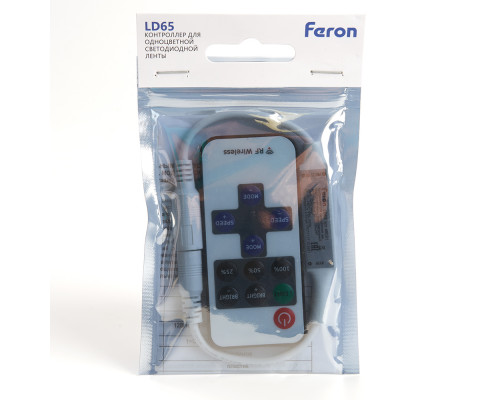 Дополнительное фото Контроллер мини для светодиодной ленты Feron LD65 48031: Купить в Интернет магазин освещения GCSVET.RU