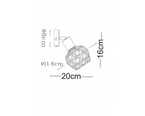 Дополнительное фото Светильник спот Arte Lamp A6141AP-1WH: Купить в Интернет магазин освещения GCSVET.RU