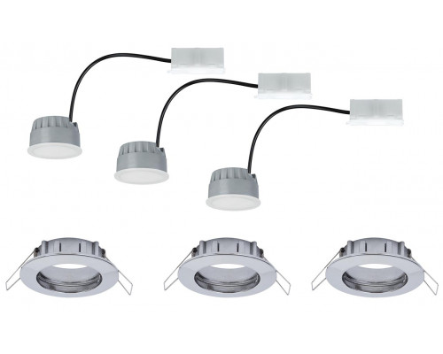 Дополнительное фото Светильник встраиваемый LED Paulmann Coin 93960: Купить в Интернет магазин освещения GCSVET.RU