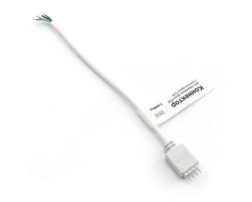 Основное фото Коннектор для соединения RGB/CCT ленты Apeyron 10мм с контроллером RGB/CCT 09-04: Купить в Интернет магазин освещения GCSVET.RU