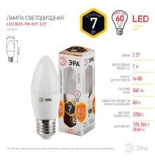 Светодиодная лампочка Эра LED B35-7W-827-E27 Б0028479