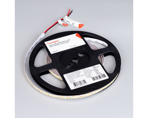 Дополнительное фото Лента светодиодная Arlight RT-A200-8mm 24V Warm2700-CX1 (16 W/m, IP20, 5m) 046942: Купить в Интернет магазин освещения GCSVET.RU