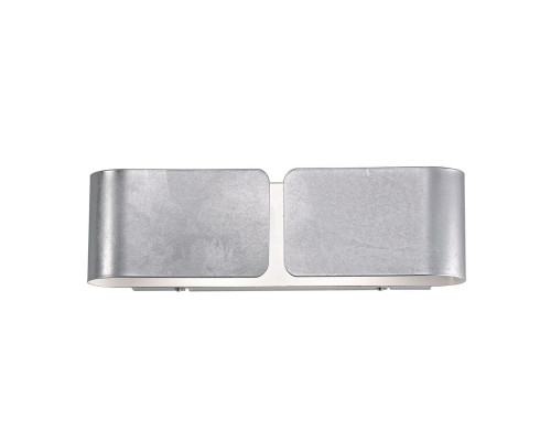 Основное фото Светильник настенный Ideal Lux Clip AP2 Mini Argento 091136: Купить в Интернет магазин освещения GCSVET.RU