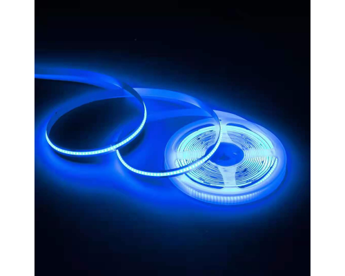 Основное фото Лента светодиодная Apeyron 24В 14Вт/м COB, 512д/м IP20 5м синяя 00-366: Купить в Интернет магазин освещения GCSVET.RU