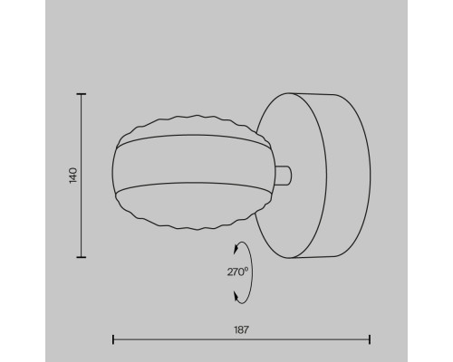Дополнительное фото Настенный светильник Maytoni Mind MOD299WL-L10BS3K: Купить в Интернет магазин освещения GCSVET.RU