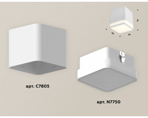 Дополнительное фото Светильник потолочный Ambrella Light Techno Spot XS7805030 (C7805, N7750): Купить в Интернет магазин освещения GCSVET.RU