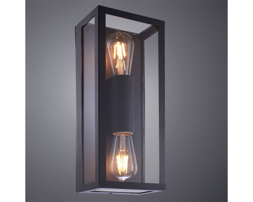 Дополнительное фото Светильник настенный для улицы Arte Lamp Belfast A4569AL-2BK: Купить в Интернет магазин освещения GCSVET.RU