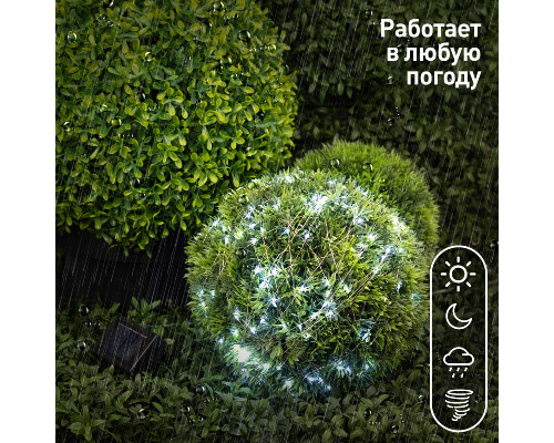 Дополнительное фото Садовая гирлянда Нить Эра ERASF22-17 Б0053368: Купить в Интернет магазин освещения GCSVET.RU