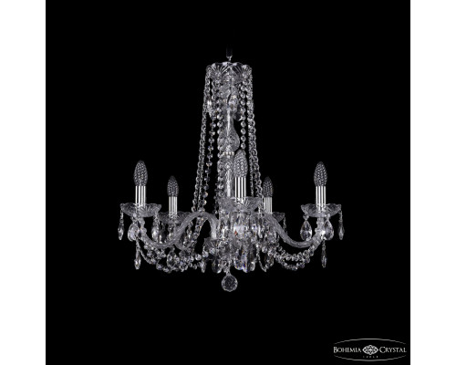 Основное фото Люстра подвесная Bohemia Ivele Crystal 1402/5/195/h-58 Ni: Купить в Интернет магазин освещения GCSVET.RU