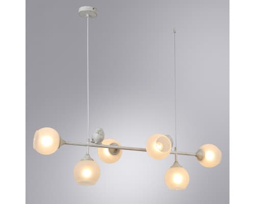 Дополнительное фото Люстра подвесная Arte Lamp Gemelli A2150SP-6WG: Купить в Интернет магазин освещения GCSVET.RU