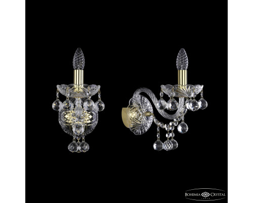 Основное фото Настенный светильник Bohemia Ivele Crystal 1409B/1/160/XL G: Купить в Интернет магазин освещения GCSVET.RU