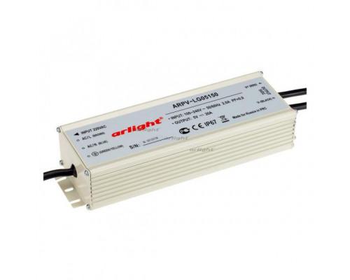Основное фото Сетевой адаптер Arlight ARPV-LG05150-PFC (5V, 30.0A, 150W) 015755: Купить в Интернет магазин освещения GCSVET.RU