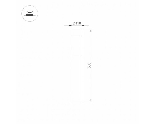 Дополнительное фото Садовый светильник Arlight Lgd-stem-boll 029966: Купить в Интернет магазин освещения GCSVET.RU
