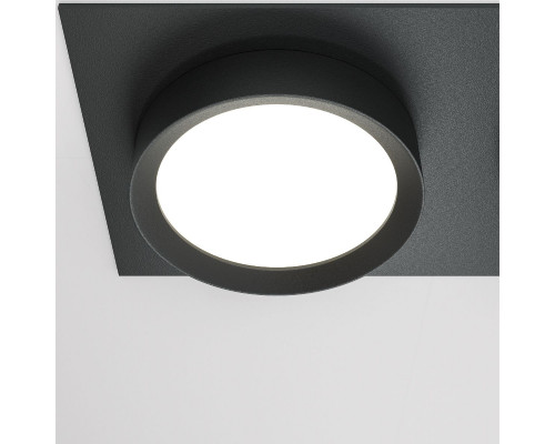 Дополнительное фото Светильник встраиваемый Maytoni Hoop DL086-02-GX53-SQ-B: Купить в Интернет магазин освещения GCSVET.RU