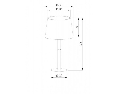 Дополнительное фото Лампа настольная ARTE Lamp A2102LT-1WH: Купить в Интернет магазин освещения GCSVET.RU