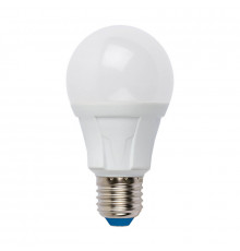Светодиодная лампа для диммера (UL-00004290) Uniel E27 12W 3000K матовая LED-A60 12W/3000K/E27/FR/DIM PLP01WH