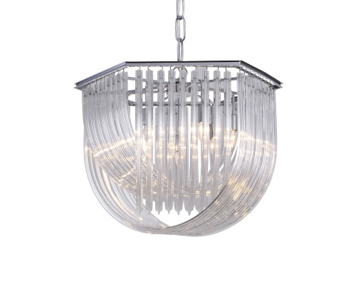Основное фото Светильник подвесной Delight Collection Murano Glass KR0116P-7L/A chrome: Купить в Интернет магазин освещения GCSVET.RU