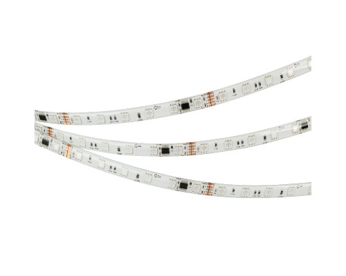 Основное фото Лента светодиодная (герметичная) Arlight DMX-SE-B60-10mm 24V RGB-PX6 (14 W/m, IP65, 5060, 5m) 039607: Купить в Интернет магазин освещения GCSVET.RU