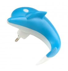 Светильник настенный LED (10313) Uniel DTL-301-Дельфин/Blue/4LED/0,5W