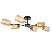 Люстра потолочная Escada Vertigo 1131/6P Black/Gold