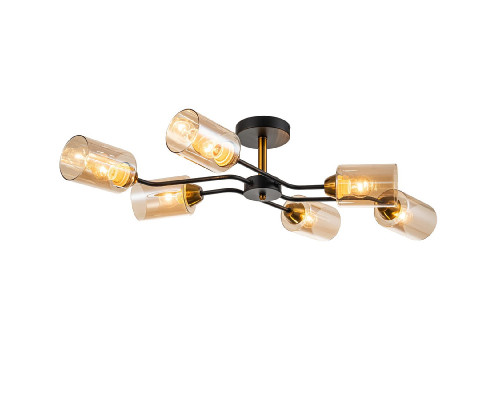 Основное фото Люстра потолочная Escada Vertigo 1131/6P Black/Gold: Купить в Интернет магазин освещения GCSVET.RU