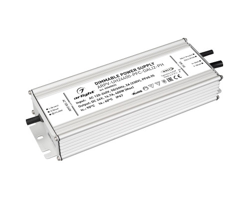 Основное фото Сетевой адаптер Arlight ARPV-UH24400-PFC-DALI2-PH (24V, 16.7A, 400W, IP67) 025655(2): Купить в Интернет магазин освещения GCSVET.RU