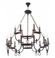 Люстра подвесная Crystal Lux Suerte Brown SP12+6