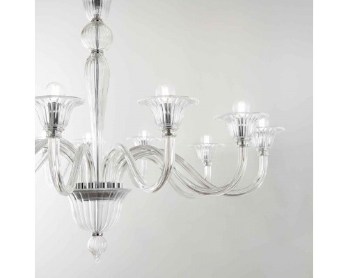 Дополнительное фото Люстра подвесная Ideal Lux Brigitta SP12 Trasparente 199375: Купить в Интернет магазин освещения GCSVET.RU