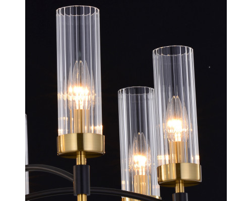 Дополнительное фото Люстра на штанге Illumico IL5177-8PLS-29 BRASS TUBO: Купить в Интернет магазин освещения GCSVET.RU