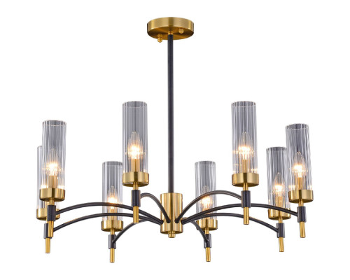 Дополнительное фото Люстра на штанге Illumico IL5177-8PLS-29 BRASS TUBO: Купить в Интернет магазин освещения GCSVET.RU