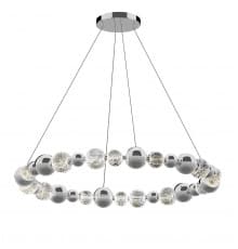 Светильник подвесной DeLight Collection Elliot Diamante MD21001002-1F chrome