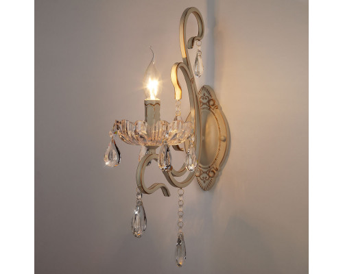 Дополнительное фото Настенный светильник Eurosvet 12205/1 белый Strotskis: Купить в Интернет магазин освещения GCSVET.RU