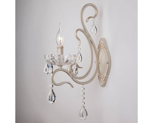 Основное фото Настенный светильник Eurosvet 12205/1 белый Strotskis: Купить в Интернет магазин освещения GCSVET.RU