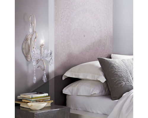 Дополнительное фото Настенный светильник Eurosvet 12205/1 белый Strotskis: Купить в Интернет магазин освещения GCSVET.RU