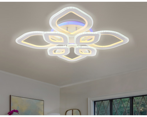 Дополнительное фото Люстра потолочная LED Ambrella Light Acrylica FA8844: Купить в Интернет магазин освещения GCSVET.RU