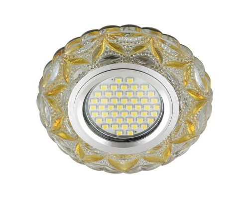 Основное фото Светильник встраиваемый Fametto Luciole DLS-L149 Gu5.3 Glassy/Light Gold: Купить в Интернет магазин освещения GCSVET.RU