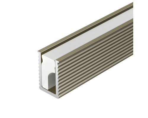 Основное фото Алюминиевый профиль Arlight SL-MINI-6-H9-2000 ANOD OLIVE GREY 038203: Купить в Интернет магазин освещения GCSVET.RU