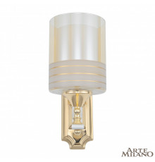 Настенный светильник Arte Milano Florentia-6087 306087/1W Wh/Gd