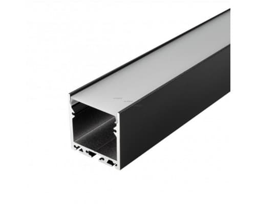 Основное фото Профиль Arlight SL-LINE-3535-2500 BLACK+OPAL 027986: Купить в Интернет магазин освещения GCSVET.RU